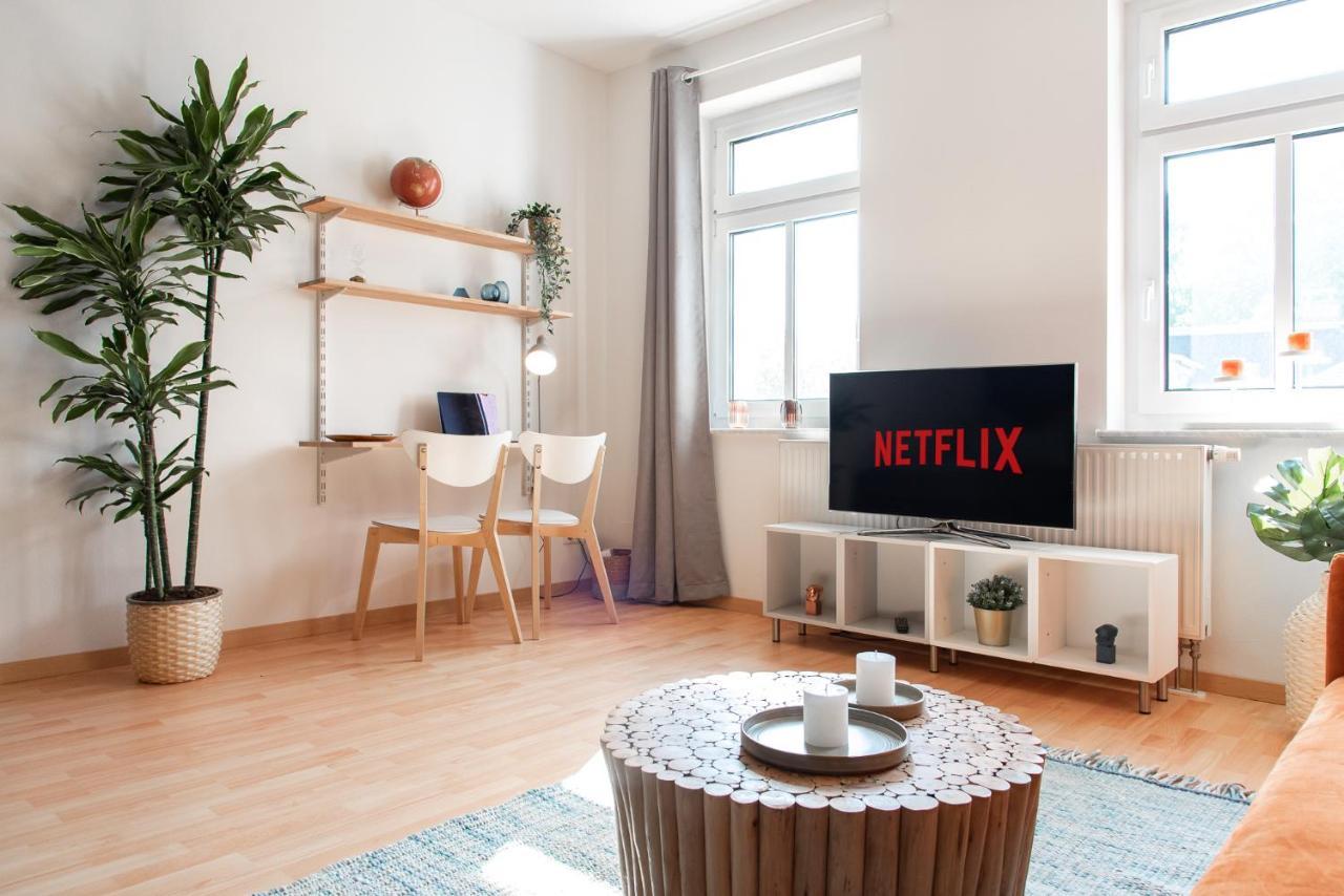 Stilvolles Apartment - Balkon, Netflix, Nespresso, Zentral, Messe Хемниц Экстерьер фото